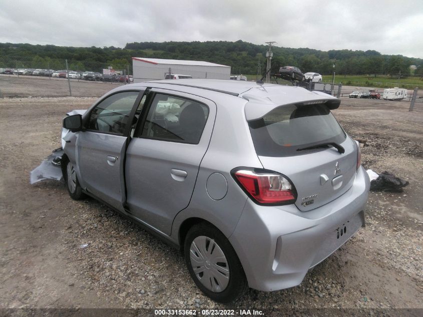 2021 MITSUBISHI MIRAGE ES/LE/CARBONITE EDITION ML32AUHJ1MH012856