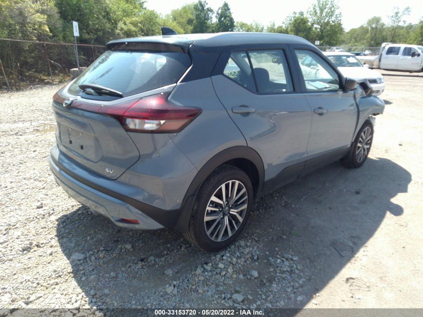 2022 NISSAN KICKS SV 3N1CP5CV1NL486831