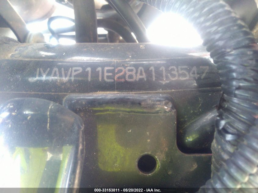 2008 YAMAHA XVS1100 A/AT JYAVP11E28A113547