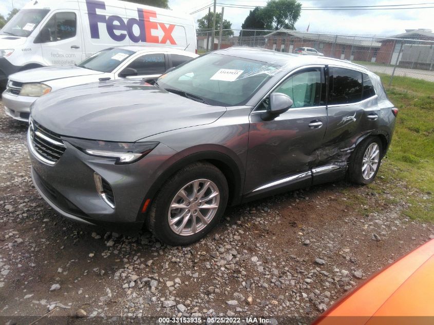 2021 BUICK ENVISION PREFERRED LRBAZLR46MD060122