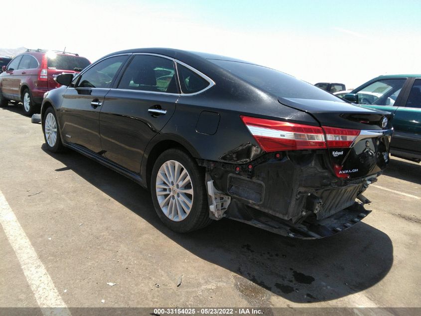 2013 TOYOTA AVALON HYBRID XLE PREMIUM 4T1BD1EB7DU001525