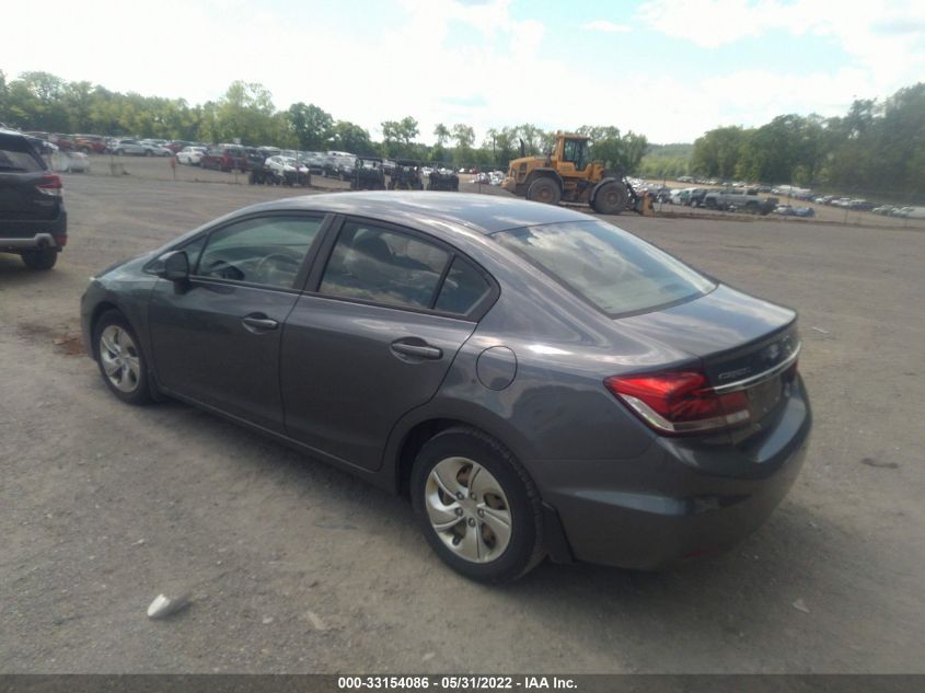 2013 HONDA CIVIC SDN LX 19XFB2F53DE025488