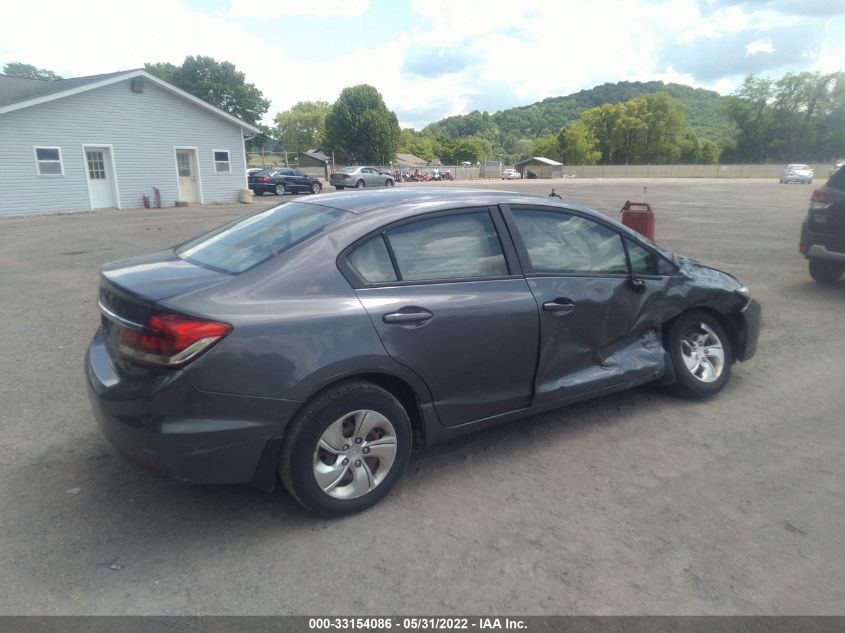 2013 HONDA CIVIC SDN LX 19XFB2F53DE025488