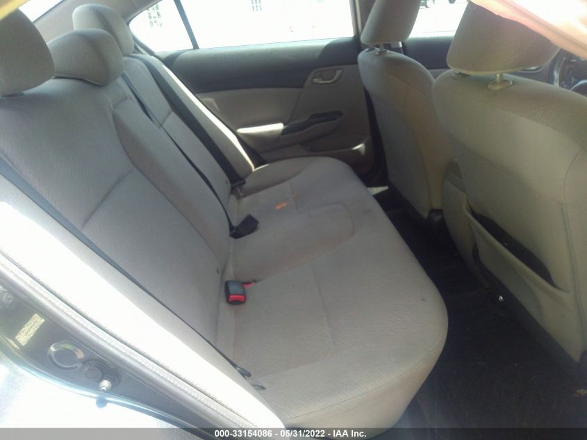 2013 HONDA CIVIC SDN LX 19XFB2F53DE025488