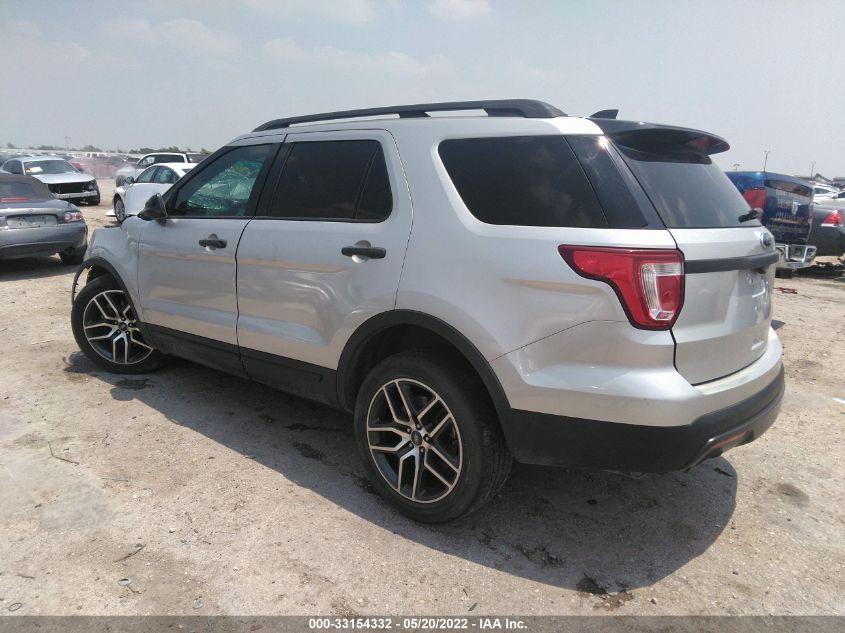 2016 FORD UTILITY POLICE 1FM5K8AR1GGB76824