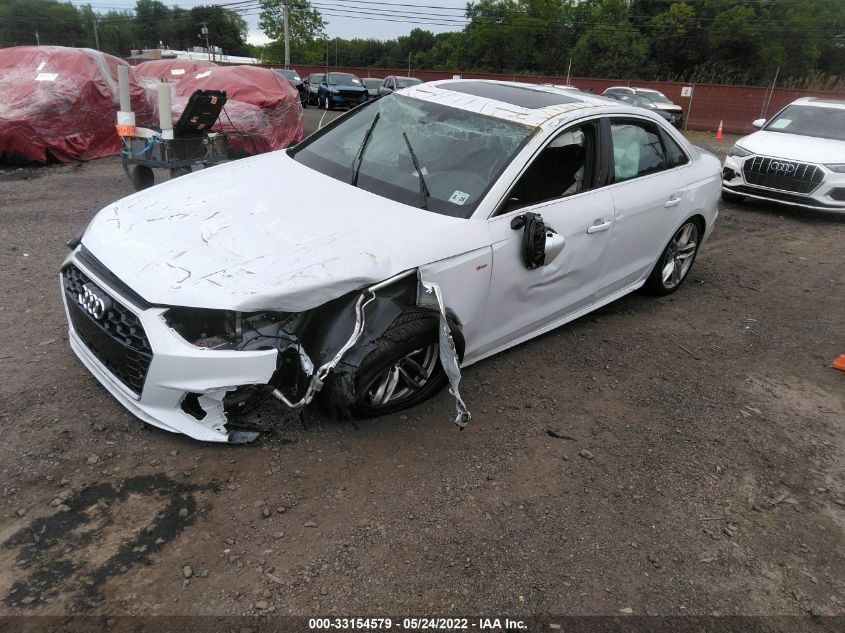 2021 AUDI A4 SEDAN S LINE PREMIUM WAUDAAF46MN008561
