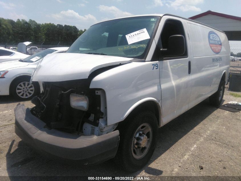 2013 CHEVROLET EXPRESS CARGO VAN 1GCWGGBA0D1100698