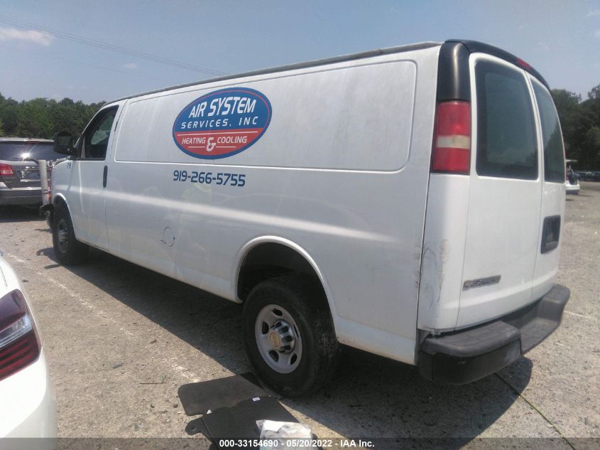 2013 CHEVROLET EXPRESS CARGO VAN 1GCWGGBA0D1100698