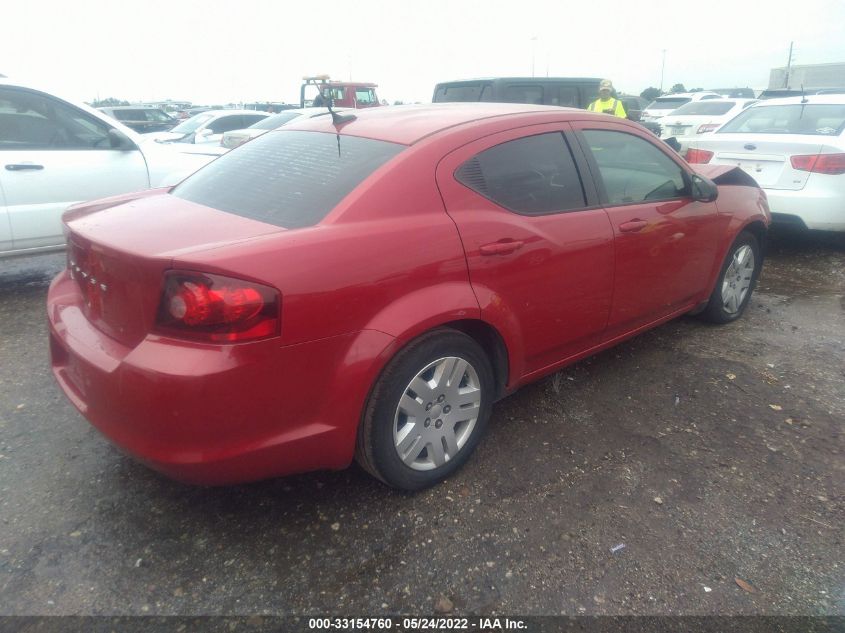 2014 DODGE AVENGER SE 1C3CDZAB1EN222907