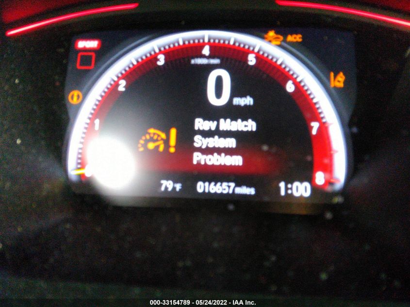2020 HONDA CIVIC TYPE R TOURING SHHFK8G73LU200736