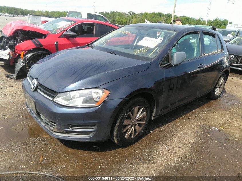 2015 VOLKSWAGEN GOLF TSI S 3VW217AU9FM097878