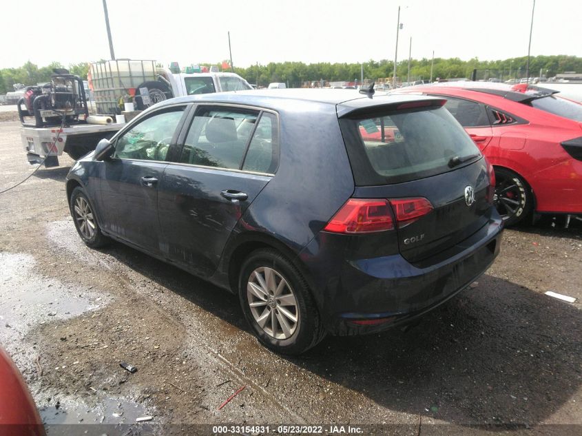 2015 VOLKSWAGEN GOLF TSI S 3VW217AU9FM097878