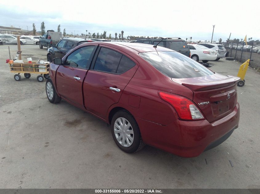 2019 NISSAN VERSA SEDAN SV 3N1CN7AP8KL856397