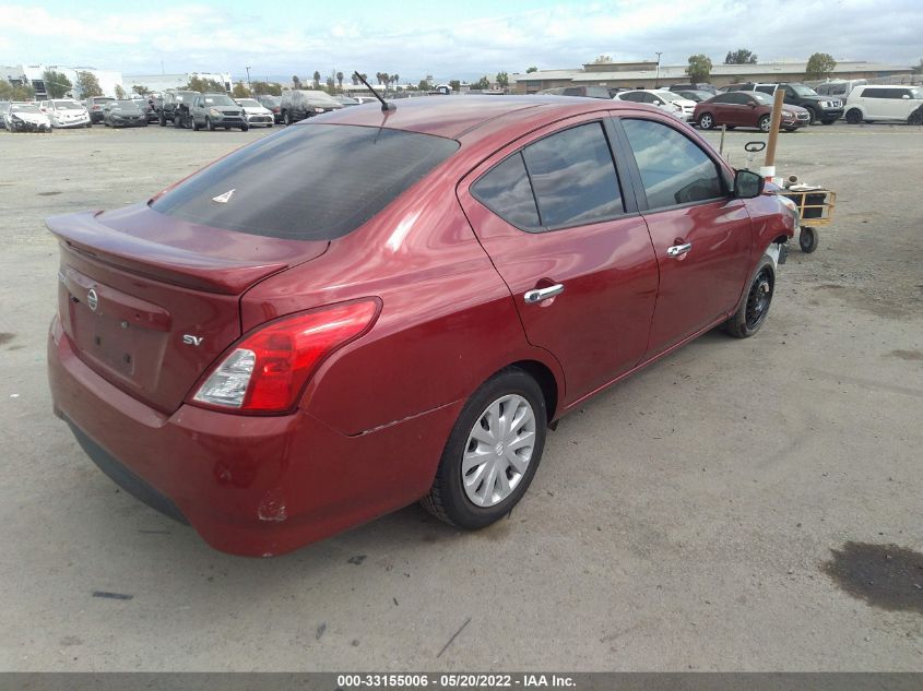 2019 NISSAN VERSA SEDAN SV 3N1CN7AP8KL856397