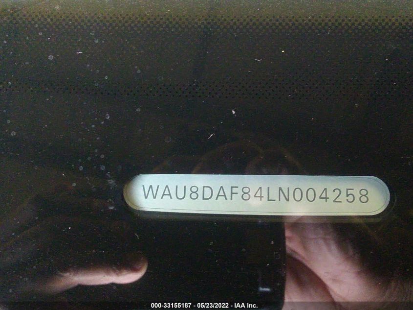 2020 AUDI A8 L WAU8DAF84LN004258