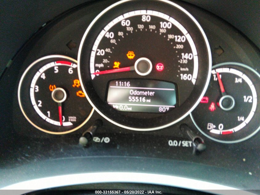 2013 VOLKSWAGEN BEETLE 2.0L TDI W/SUN 3VWJL7AT3DM692204