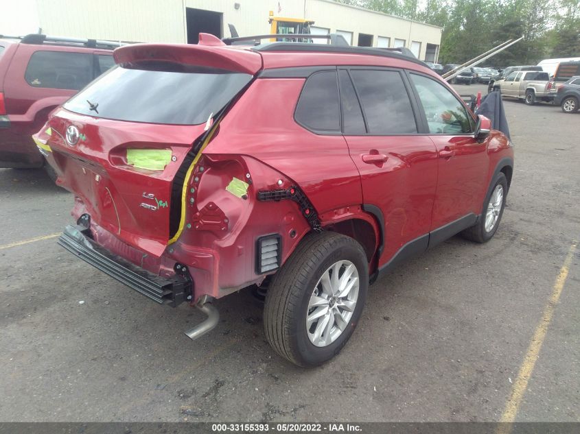 2022 TOYOTA COROLLA CROSS LE 7MUCAABG1NV007950