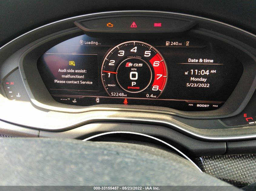 2019 AUDI SQ5 PREMIUM PLUS WA1B4AFY7K2093066