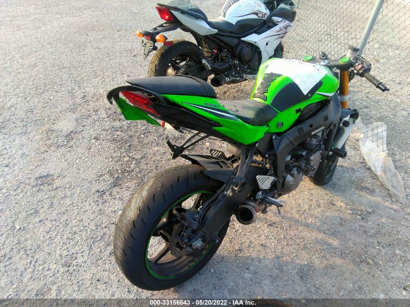 2015 KAWASAKI ZX636 E JKBZXJE11FA014816