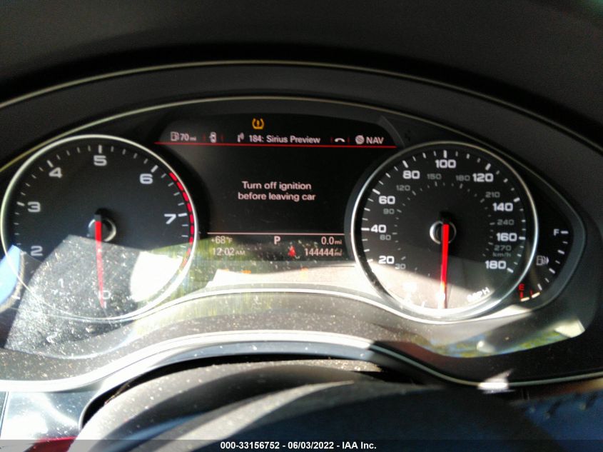 2013 AUDI A6 2.0T PREMIUM PLUS WAUGFAFC3DN054581