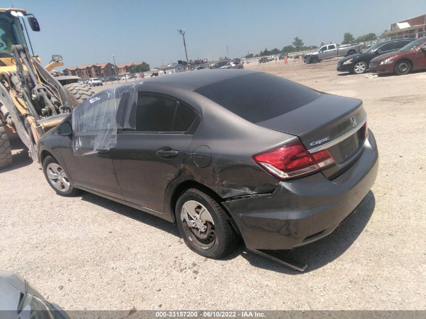 2013 HONDA CIVIC SDN LX 2HGFB2F51DH571907