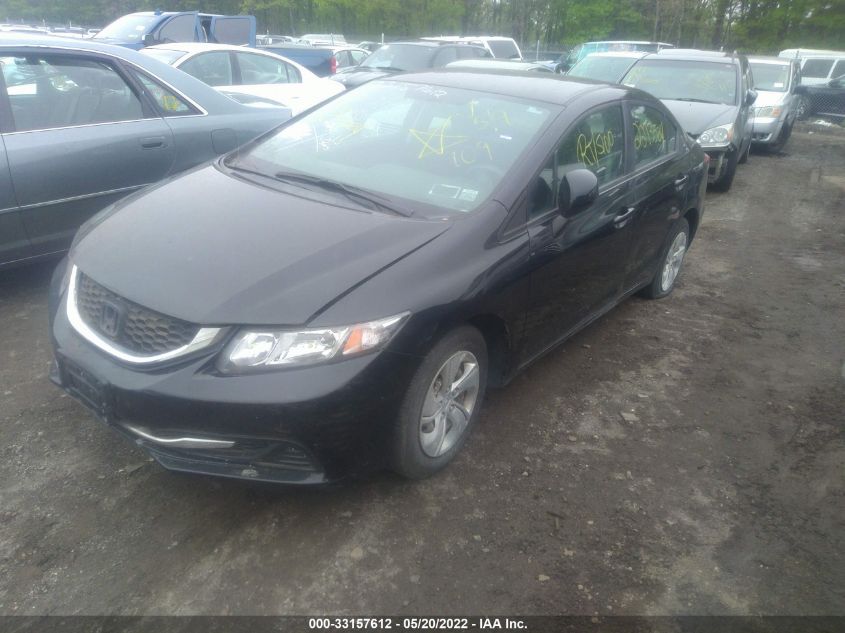 2013 HONDA CIVIC SDN LX 19XFB2F53DE206025