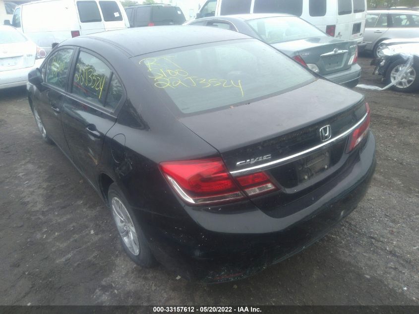2013 HONDA CIVIC SDN LX 19XFB2F53DE206025
