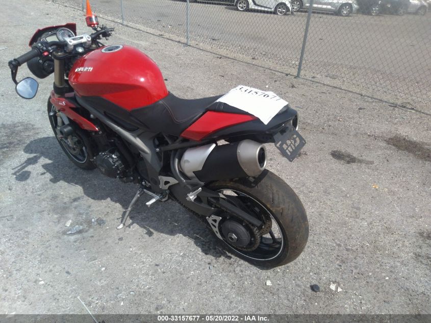 2016 TRIUMPH MOTORCYCLE SPEED TRIPLE SMTN50PP6GJ755248