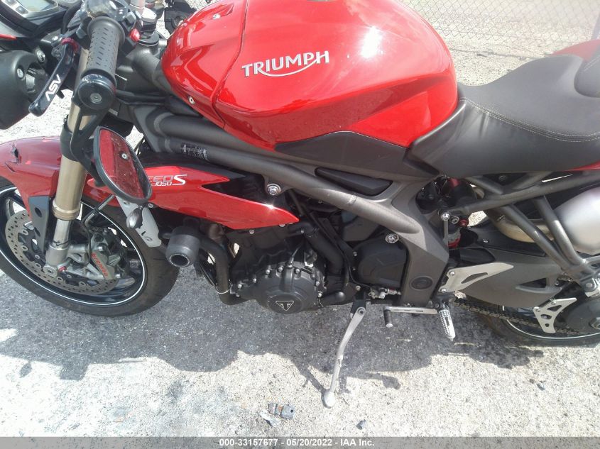 2016 TRIUMPH MOTORCYCLE SPEED TRIPLE SMTN50PP6GJ755248