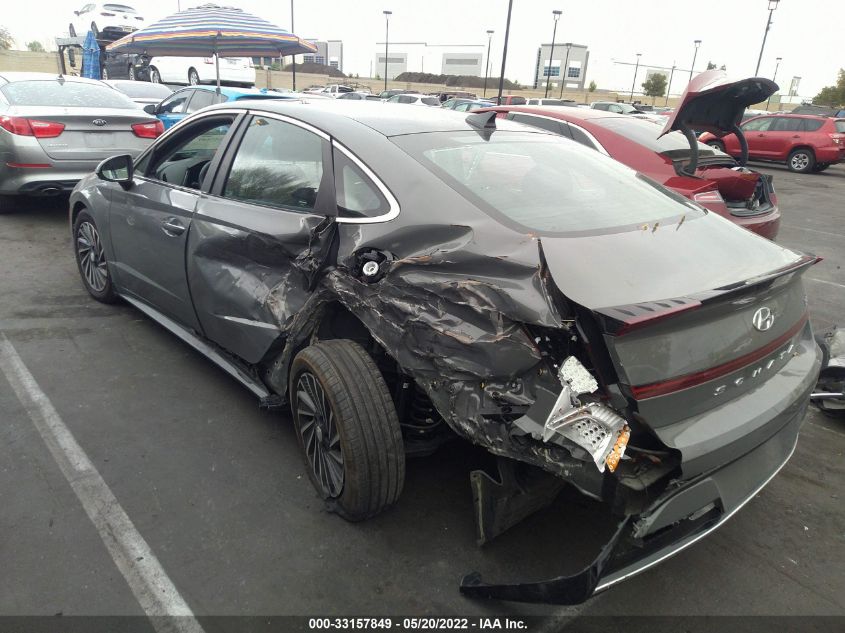 2020 HYUNDAI SONATA HYBRID LIMITED KMHL54JJ6LA009034