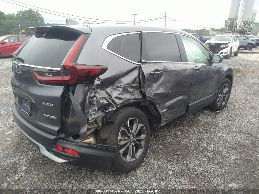 2021 HONDA CR-V HYBRID EX-L 7FART6H85ME010322