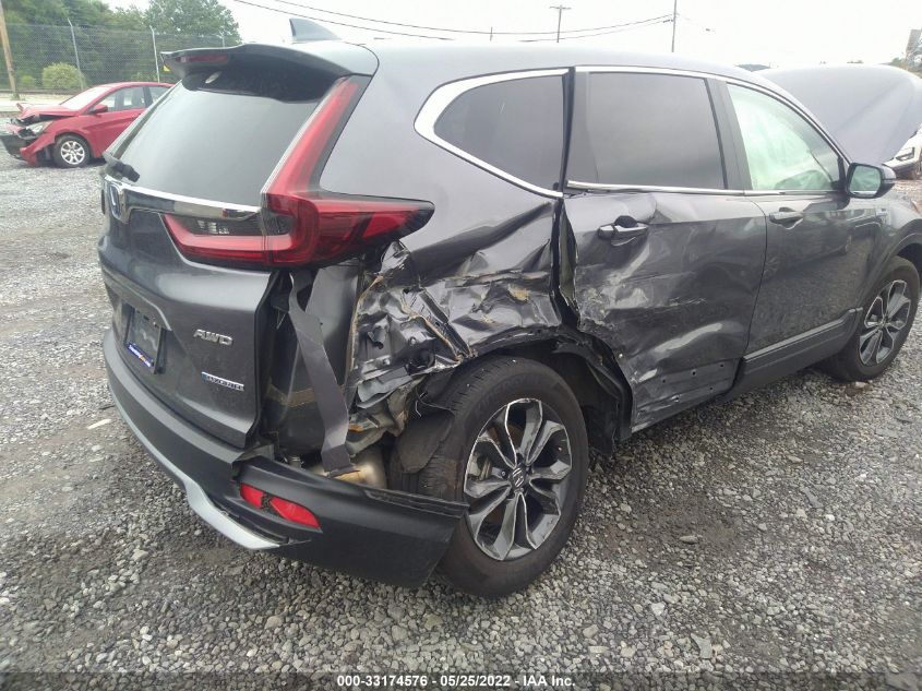 2021 HONDA CR-V HYBRID EX-L 7FART6H85ME010322