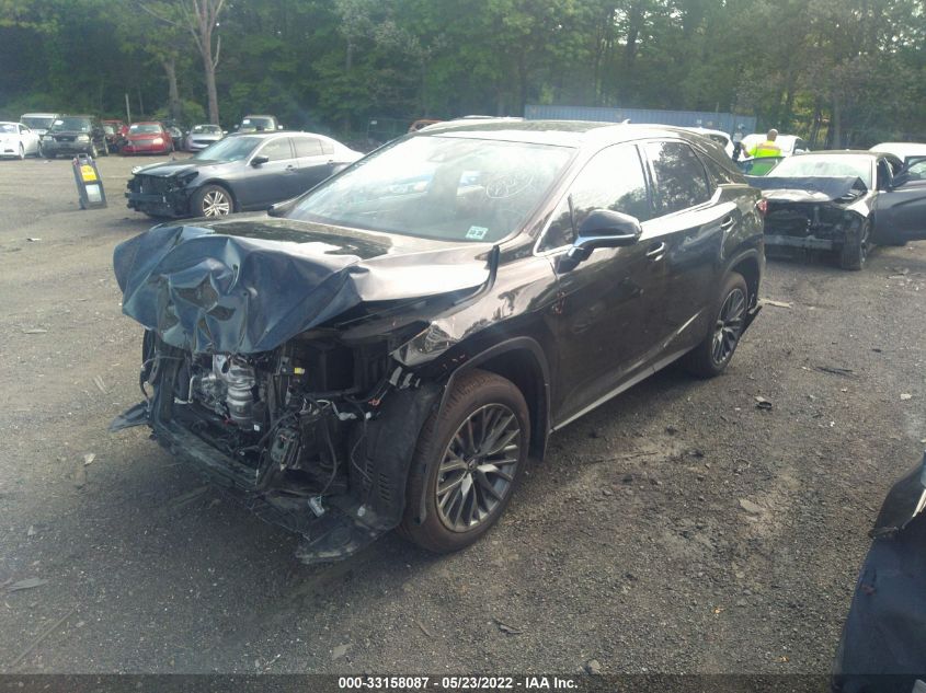 2022 LEXUS RX RX 350 F SPORT APPEARANCE 2T2SZMDA9NC312089
