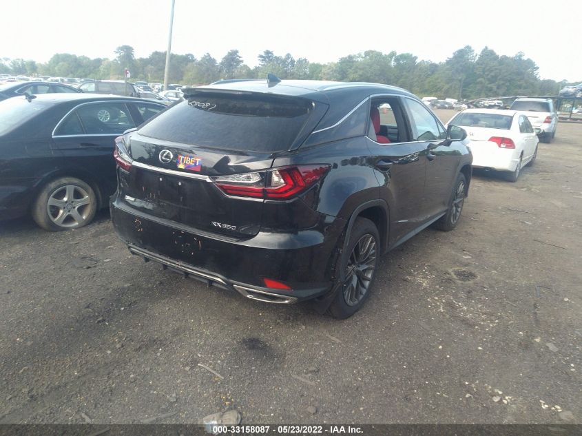 2022 LEXUS RX RX 350 F SPORT APPEARANCE 2T2SZMDA9NC312089