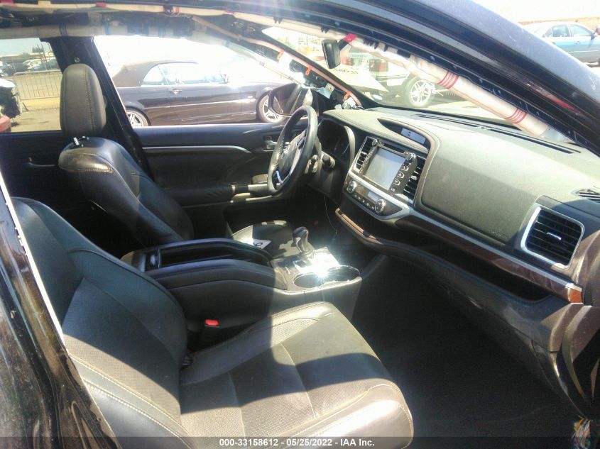 2016 TOYOTA HIGHLANDER HYBRID LIMITED 5TDDCRFH3GS015495