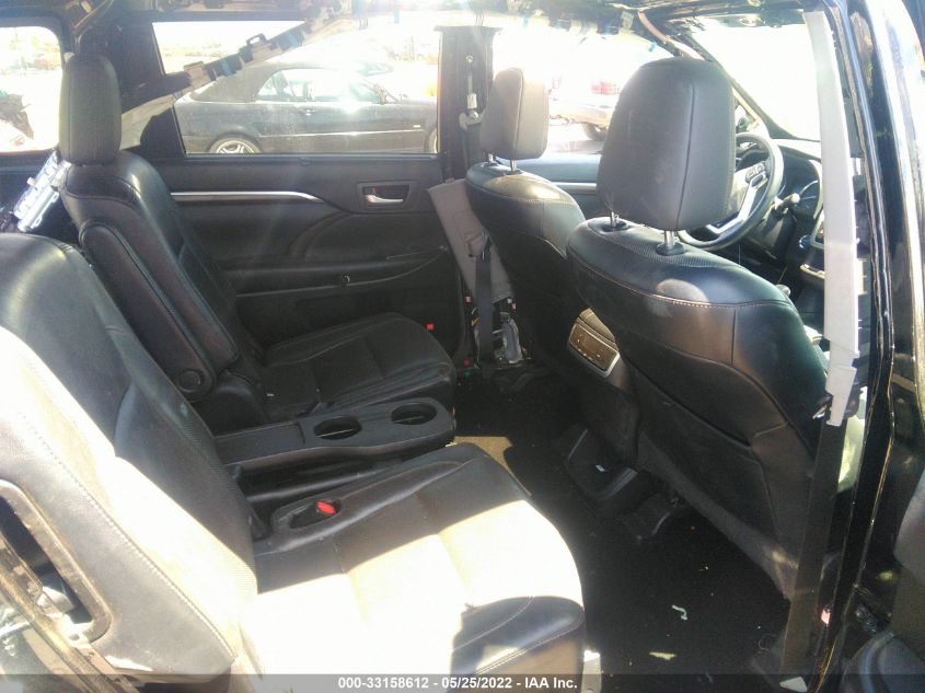 2016 TOYOTA HIGHLANDER HYBRID LIMITED 5TDDCRFH3GS015495