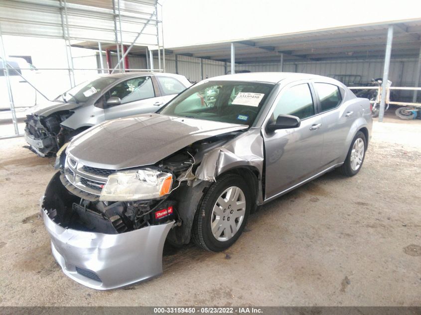 2014 DODGE AVENGER SE 1C3CDZAB4EN180913