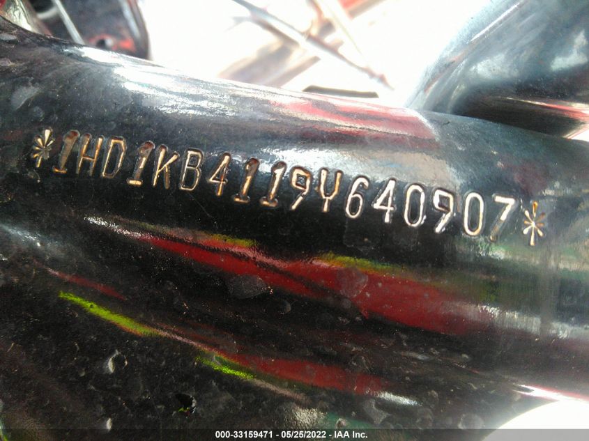 2009 HARLEY-DAVIDSON FLHX 1HD1KB4119Y640907