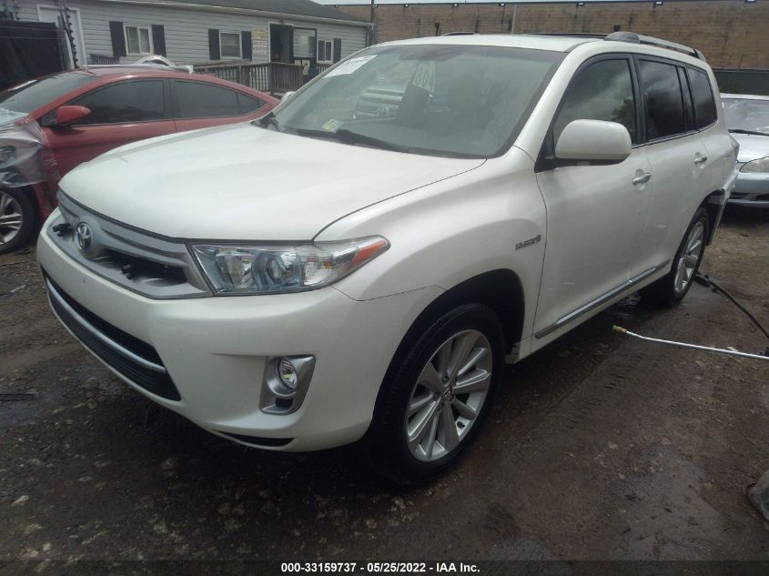 2013 TOYOTA HIGHLANDER HYBRID HYBRID LIMITED JTEDC3EH9D2017491