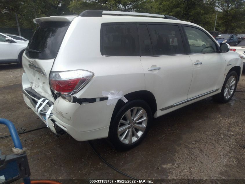 2013 TOYOTA HIGHLANDER HYBRID HYBRID LIMITED JTEDC3EH9D2017491