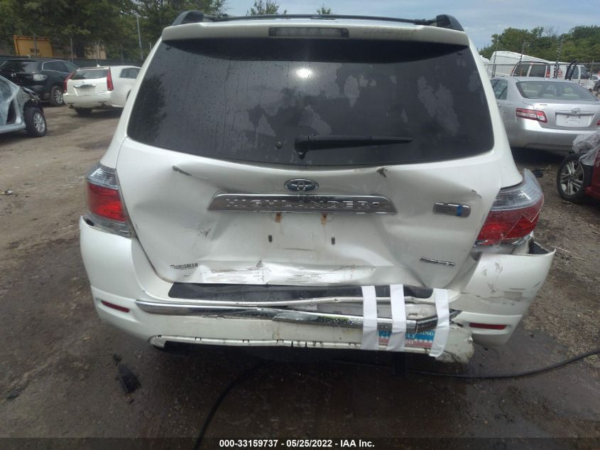 2013 TOYOTA HIGHLANDER HYBRID HYBRID LIMITED JTEDC3EH9D2017491