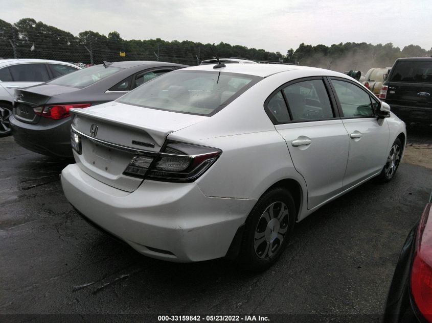 2013 HONDA CIVIC HYBRID 19XFB4F29DE004033