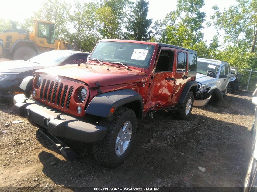 2014 JEEP WRANGLER UNLIMITED SPORT 1C4BJWDG3EL295326