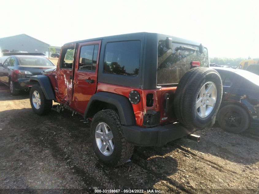 2014 JEEP WRANGLER UNLIMITED SPORT 1C4BJWDG3EL295326