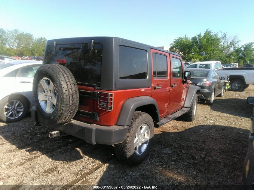 2014 JEEP WRANGLER UNLIMITED SPORT 1C4BJWDG3EL295326