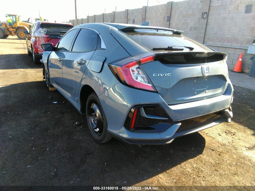 2021 HONDA CIVIC HATCHBACK EX SHHFK7H67MU227780