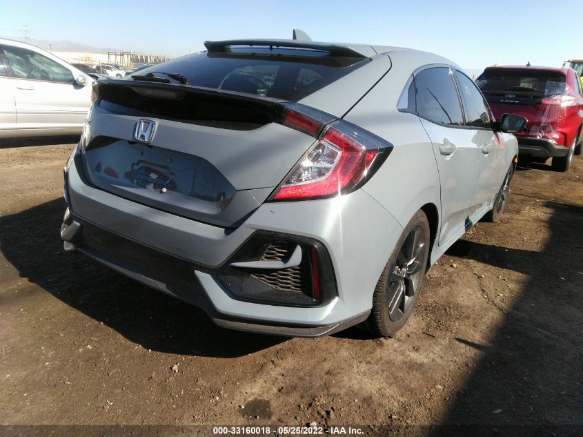 2021 HONDA CIVIC HATCHBACK EX SHHFK7H67MU227780