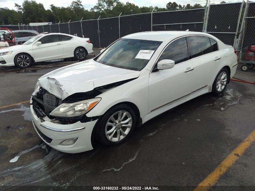 2013 HYUNDAI GENESIS 3.8L KMHGC4DD9DU250163