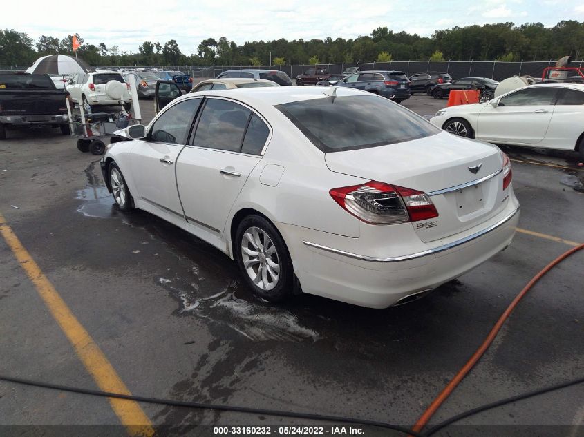 2013 HYUNDAI GENESIS 3.8L KMHGC4DD9DU250163