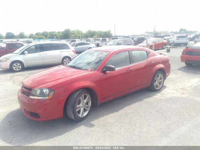 2013 DODGE AVENGER SE V6 1C3CDZAG3DN769980